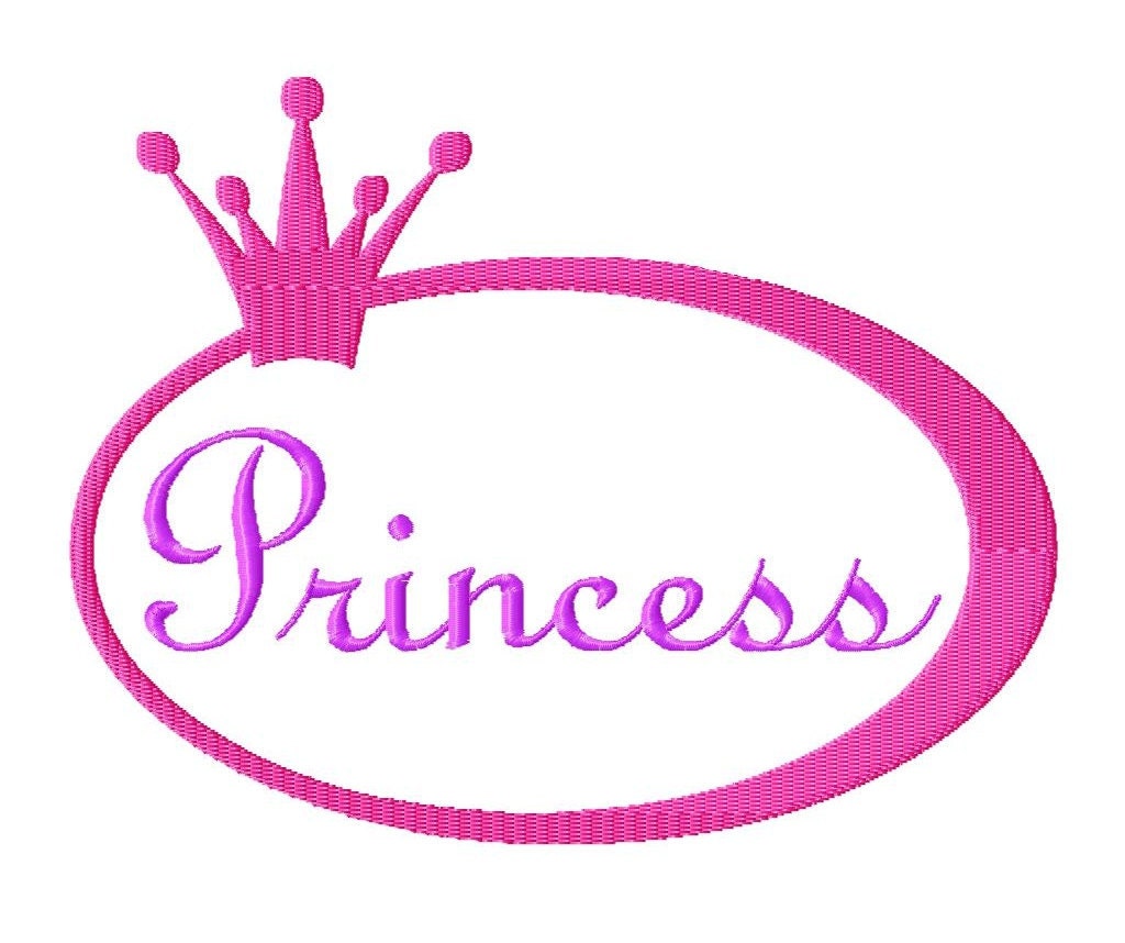 Download Princess Circle Frame Machine Embroidery 8 Sizes plus