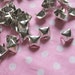Silver Pyramid Studs - 1/2 inch