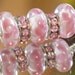 Murano Glass Beads 5 PC Set fits European Charm Bracelets WhitePineBeads