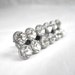 Vintage Rhinestone Bar Pin Brooch