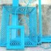 Scrolly Blue Picture Frame Set