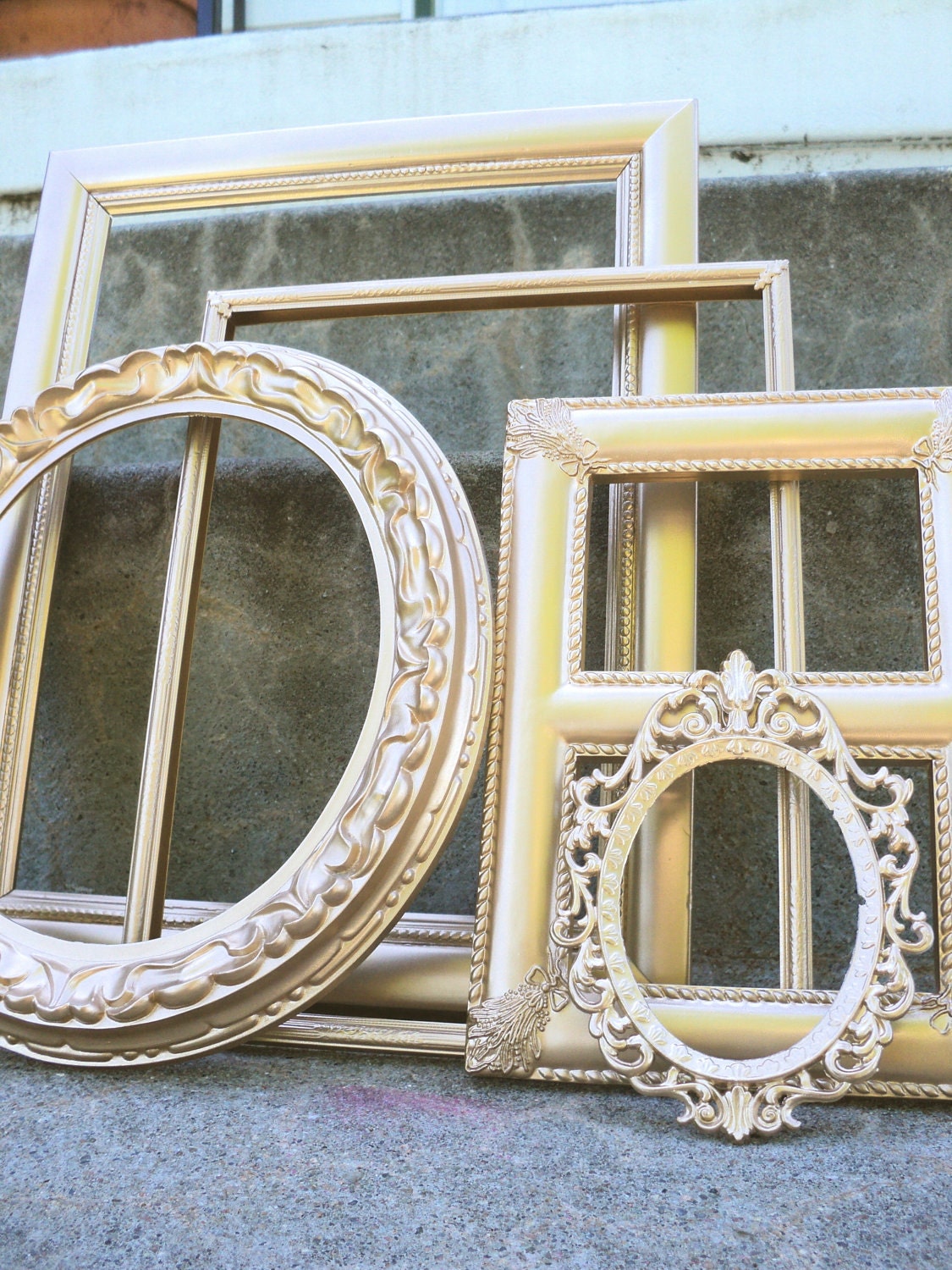 Gold Picture Frame Set Ornate by melissap6908 on Etsy