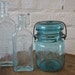 Vintage Instant Bottle Collection - Mason Jar - Blue Bottles - Philadelphia