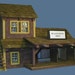 LAST ONE REDUCED - Rustic House / Doll House Building / Outdoor Railroad / Fairy Gardens - Personalization Available