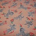 Vintage 1950's Cowboy Western Blanket Bedspread Horse Rodeo Decor