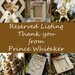 Reserved listing for Keri - 2 Personalized Eiffel Tower signs