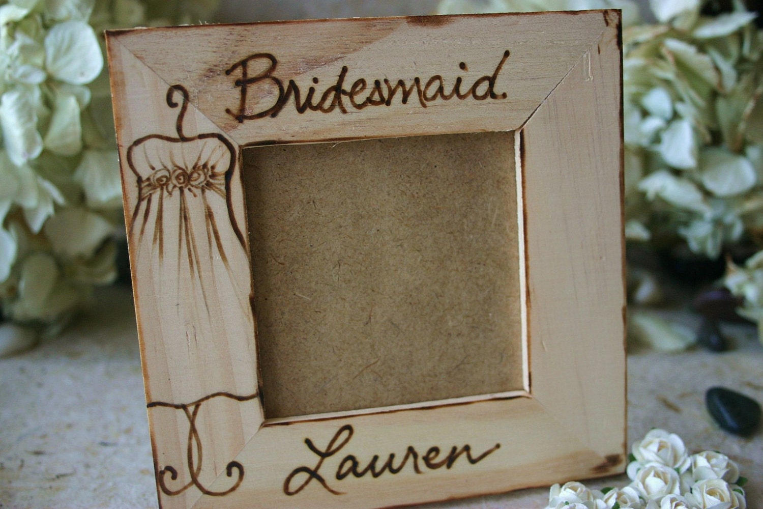 Rustic Chic Wedding Set of 7 Bridal Party Gifts by PrinceWhitaker