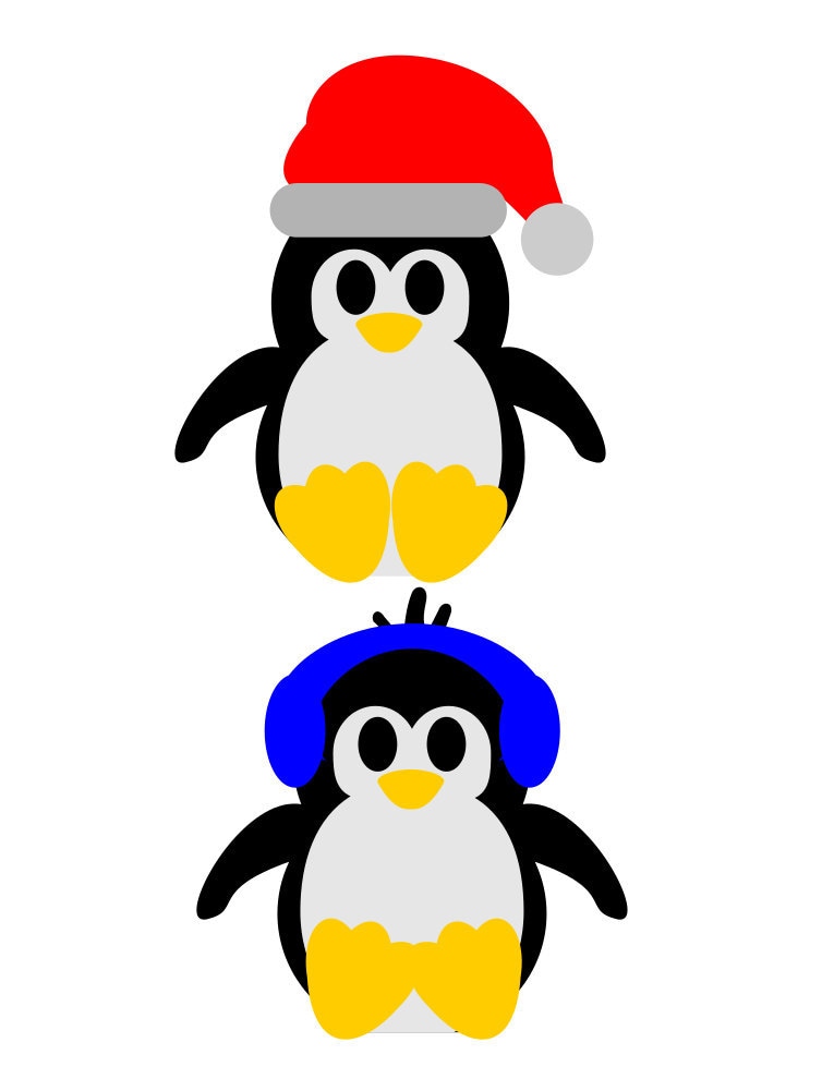 Download Joyful Penguins SVG Cut files and PDF Templates