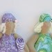 Funny cloth doll - Beach girl in cute swimsuit-brunette blonde,stuffed doll, fabric doll -gift for birthday,cheer up- gift for girl and mom