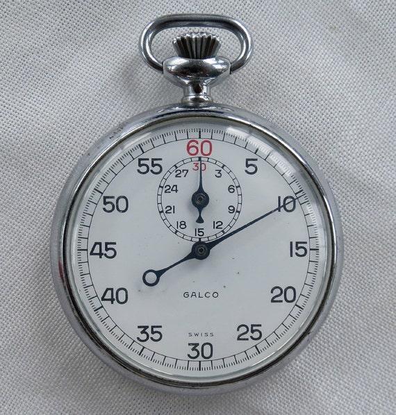 Galco swiss stop watch running nice condition