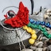 Phoenix Rising Kanzashi Hair Fork