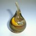 Paperweight / Ring Holder - Green Yellow Brown Swirl : DISASTER RELIEF