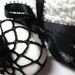 Soap in Crochet Flower Cover with 2 Wash Cloths - Black