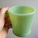 Vintage Fire King Jadite D-Handle Mug - Restaurant Ware