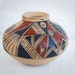 Vintage Native American Pottery Hand Painted Bud Vase Southwestern Tribal Motif