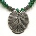RESERVED - SALE....Lily Pad necklace with FREE surprise earrings...."needs a home free shipping offer"