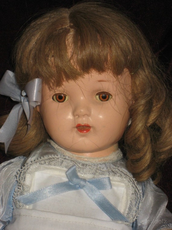 Sweet Composition Doll with Human Hair Wig REDUCED PRICE