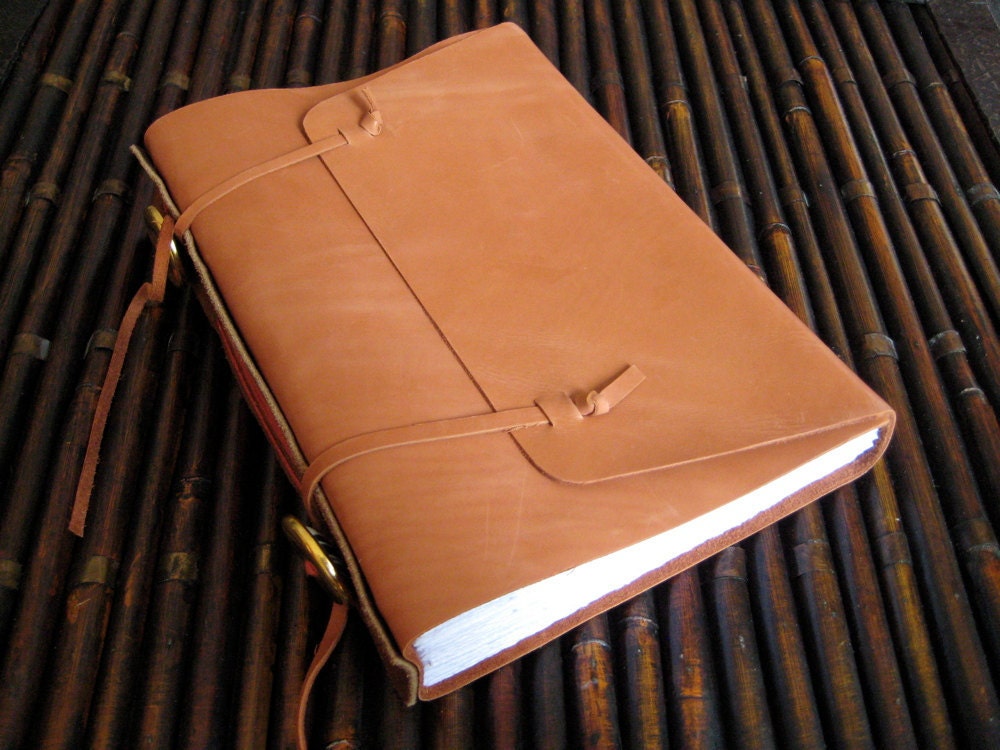 Hand sewn Leather Journal Medieval Limp binding travel book