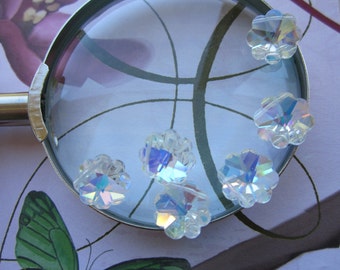 Vintage Swarovski Margarita Beads12mm AB Finish