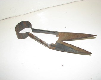Antique Primitive English SHEEP Shears BURGON & BALL Country Farm