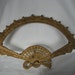 Antique Fan Shaped Frame Gold Gilt