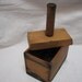 Antique Butter Press Mold Box Dovetailed