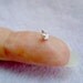 Tiny periwinkle bunny - OOAK micro rabbit in lilac