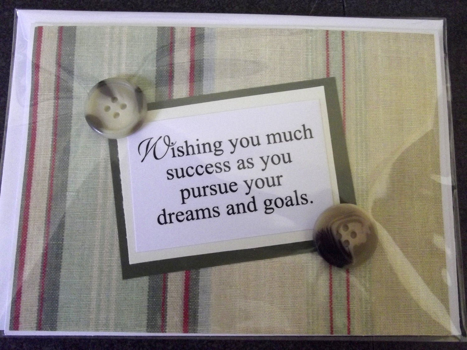 graduation or new job greeting card