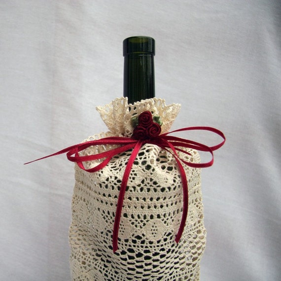 Bottle Lace Gift Bag Wine bag