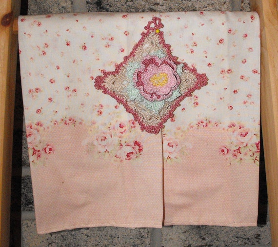 shabby chic style pink decorative tea towels shabby chic style pink decorative tea towels