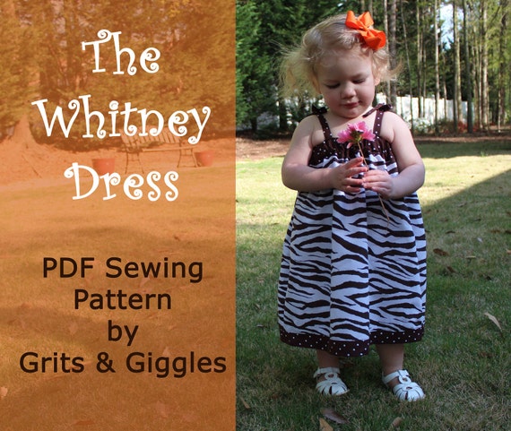 The Whitney Dress- PDF Sewing Pattern