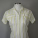 Yellow and White Button Up