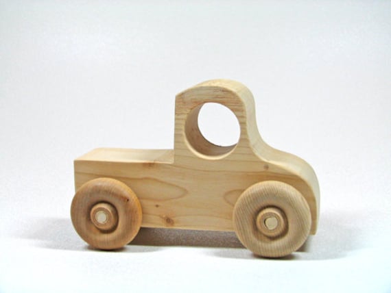 Childrens Wooden Toy Truck by littlewoodenwonders on Etsy