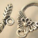 Silver plated toggle clasps