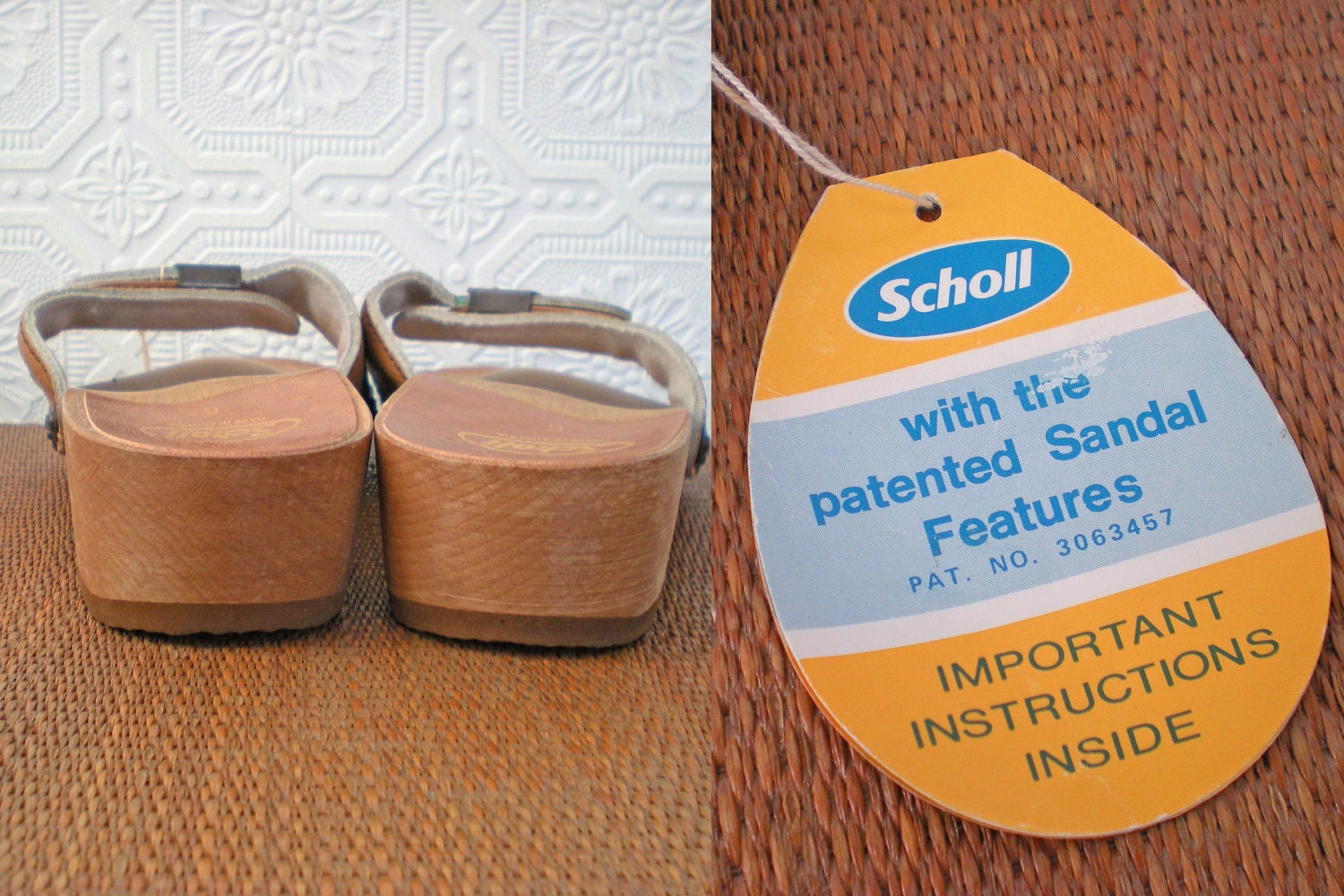 dr scholls wooden shoes