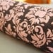Baby Blanket - Toddler Blanket - Pink Damask blanket for baby girl