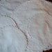 French Linen Doilies Set of 7 White