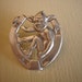 Victorian Silver Horseshoe Lucky Imp Brooch Pin