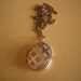 Silver Engraved Locket Unusual Criss Cross Design
