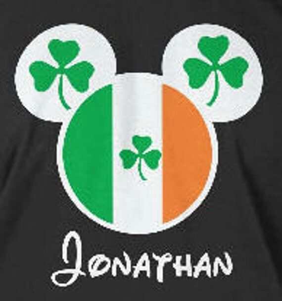 Custom Irish Mickey mouse boys shirt by Beecustominc on Etsy