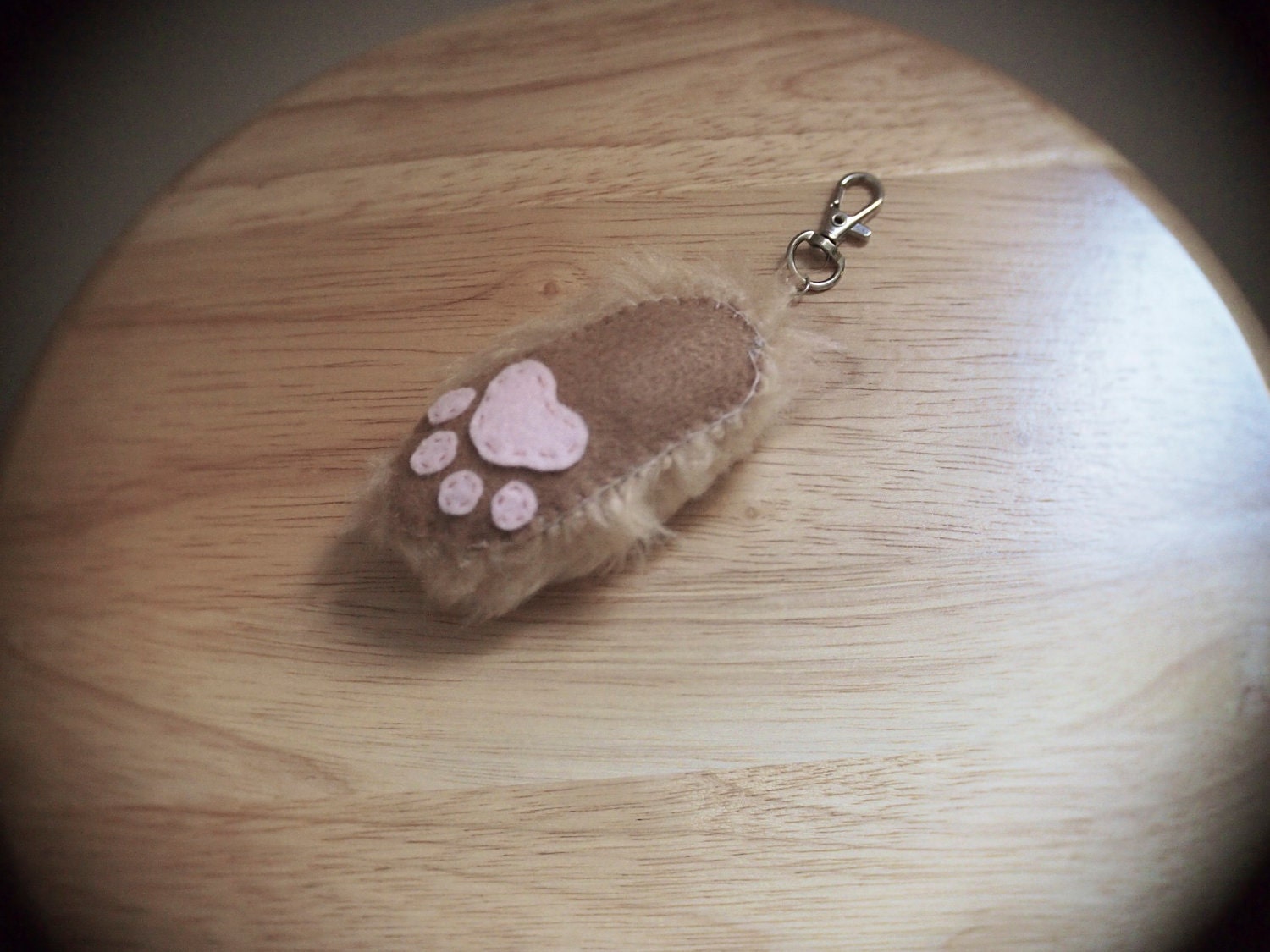 Lucky Rabbit Foot Key Chain by EllaClawley on Etsy