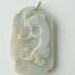 Antique Chinese Jade pendant Salamander 14K gold jump ring