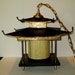 PAGODA Lantern Chandelier Hanging Lamp Hollywood Regency Mid Century Swag