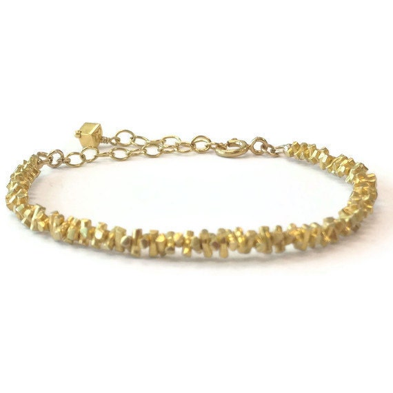 Gold Bracelet 24K Gold Vermeil Jewelry Thin Gold Jewellery