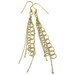 Gold Chain Earrings 14K Gold Filled Jewelry Tassel Dangle Long Edgy Unique Fashion Style ER-135
