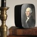 George Washington, wooden box, decoupage