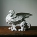 Porcelain griffin, Fitz and Floyd vintage planter