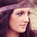 The Indian Princess Bohemian Headband in Plum, beautiful ornate detail, Rich Color, Exotic style