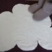 Cloud Bathroom Mat: Fluffy white Cotton