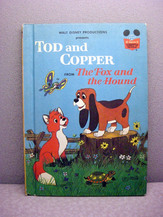 1981 Fox And The Hound Tod And Copper Vintage By Glistenandglo